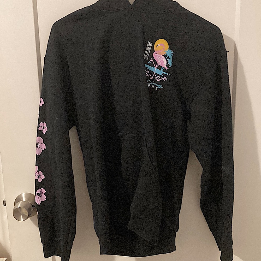 super cute black hoodie